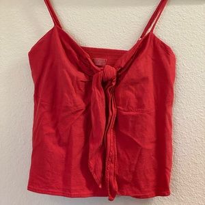 Red tank top